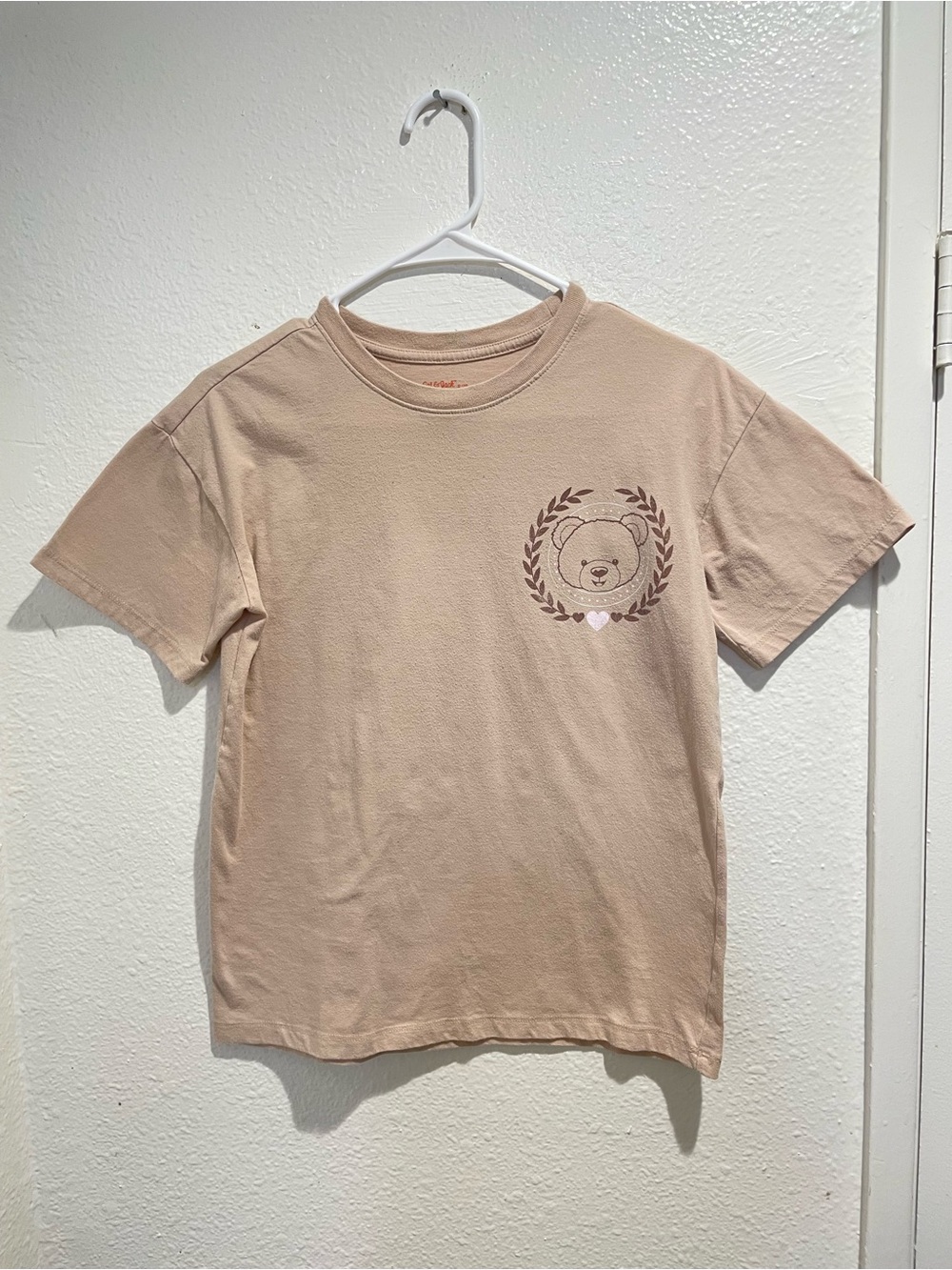 Cat & Jack Teddy Bear Prep Club Varsity Graphic Tee Juniors XS / Women XS 🧸🎓